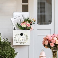 Vinatge Mailbox Wall Mounted Letter Box , For Wedding Day / Anniversary Card Box