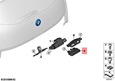 Genuine BMW I BMW I3 I3s I01 G32 Boot Lid/Tailgate Push-Button 