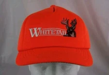 Whitetail Deer Snapback  Orange Hat