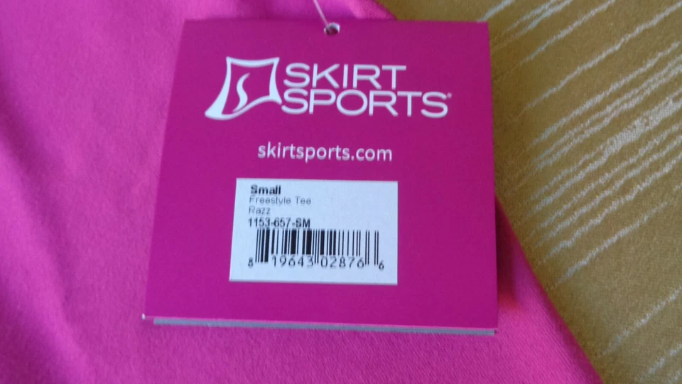 Falda Deportiva Mujer ROSA - Prenda Activa Top Talla Pequeña - CAMISETA ESTILO LIBRE - ETIQUETA NUEVA Foto 3 de 4