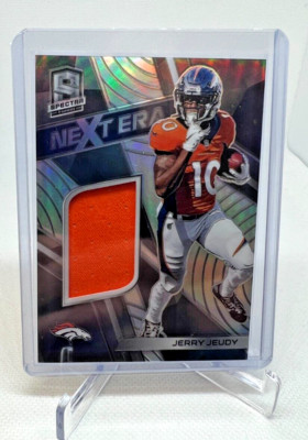 2020 Panini Spectra JERRY JEUDY RC Next Era Jersey Patch 172/199 #NE-JJ Broncos
