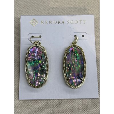 Neu mit Etikett Kendra Scott Elle Abalone Muschel Ohrringe