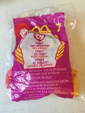 1999 - McDonalds Happy Meal Toy - Ty Teenie Beanie Baby - Strut the Rooster - 7