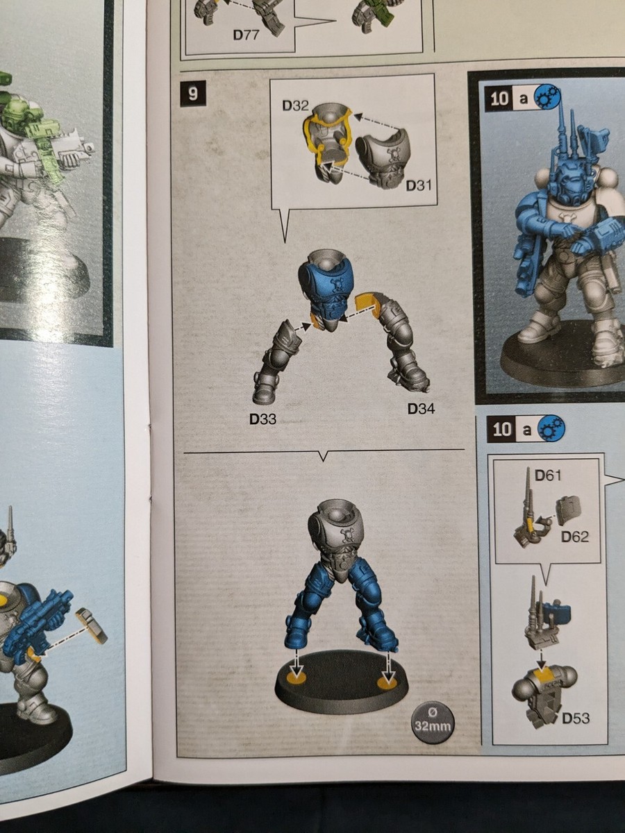 Bitz Warhammer 40k - Torso E Gambe Infiltrators / Incursors - Primaris Space Marines E-43