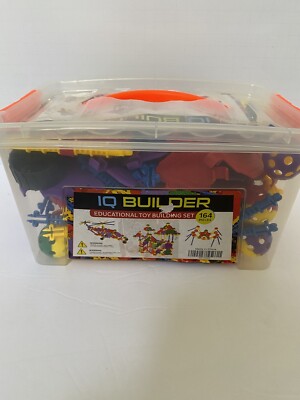 IQ Builder Stem Educational Learning Building Set 164 Pieces Ages 3+  Engineering 646437890151|