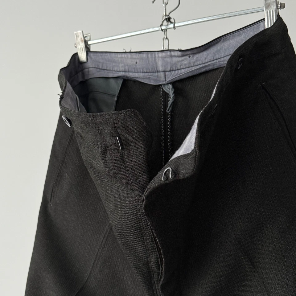 1950s Vintage Men's European Style Work Suspender Trousers SIZE ≈36 - Image 4 of 4