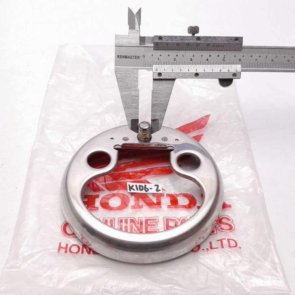 Placa de anillo de carcasa de medidor Honda CB100 CB125S SL125 XL100 CG125 NUEVO DE STOCK Foto 4 de 4