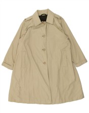 Herno Womens Military Oversized Overcoat It 44 Medium Beige Wool An11