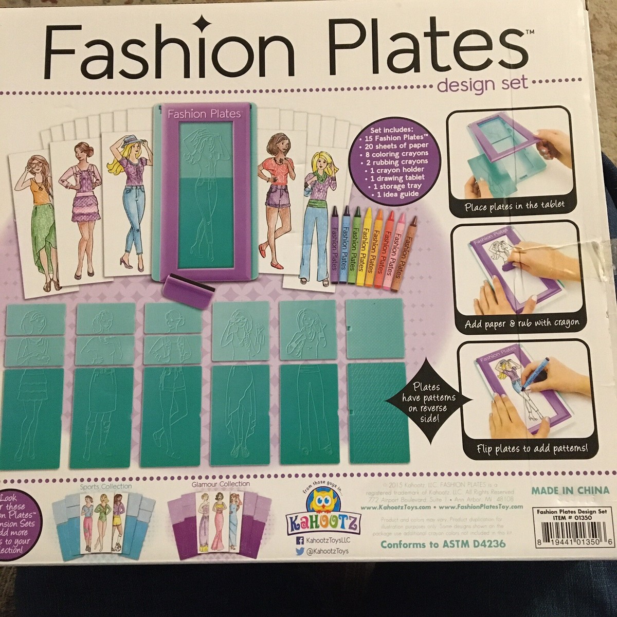 Fashion Plates Design Set Classic Mix & Match Fashion