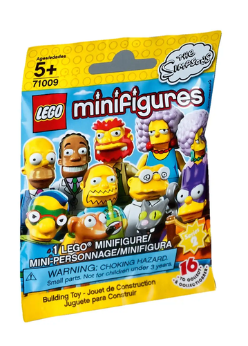 LEGO Minifigures Simpsons Series 71009 #13 Groundskeeper Willie OPENED PACKET - Picture 2 of 2