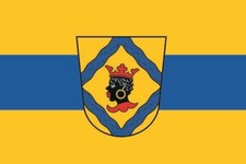 Fahne Flagge Wörth (LK Erding) 80 x 120 cm Bootsflagge Premiumqualität