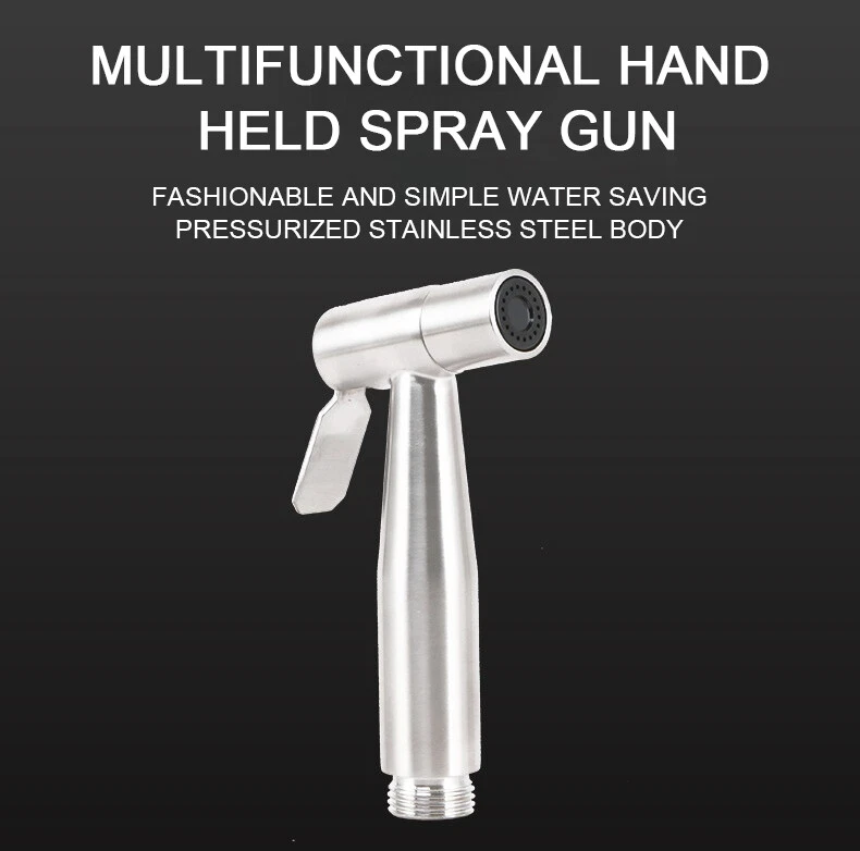 Rostfreier Stahl 304 Handlich Dusche Toilette Sprühen Shattaf Dusche Umsteller - Bild 2 von 4