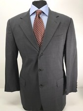 PAL ZILERI 40R Metallic Gray 3 Button Wool Sport Coat - Gruppo Forall Jacket