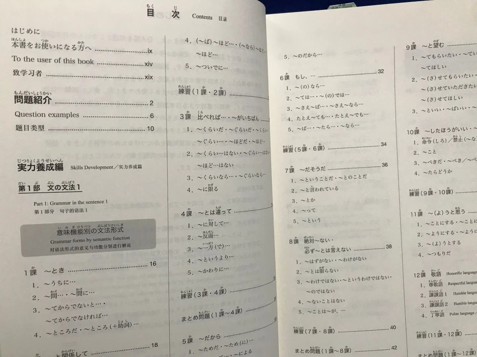 JLPT N3 Grammar Shin Kanzen Master Japanese Language Proficiency Test Japan - Image 3 of 4