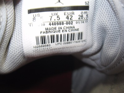 Nike Air Jordan 440988-002 Sky High Retro Basketball Shoes  Men Size 11.5 Used Nike Air Jordan 440988-002 Sky High Retro Men main image 4