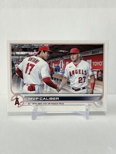 2022 Topps Update Series Mike Trout/Shohei Ohtani MVP Caliber #US115