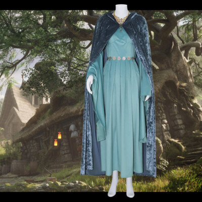Cosplay Galadriel Court Dress Gown The Fairy Queen Halloween Masquerade Costumes | eBay Cosplay Galadriel Court Dress Gown The Fairy Queen Halloween Masquerade Costumes | eBay
