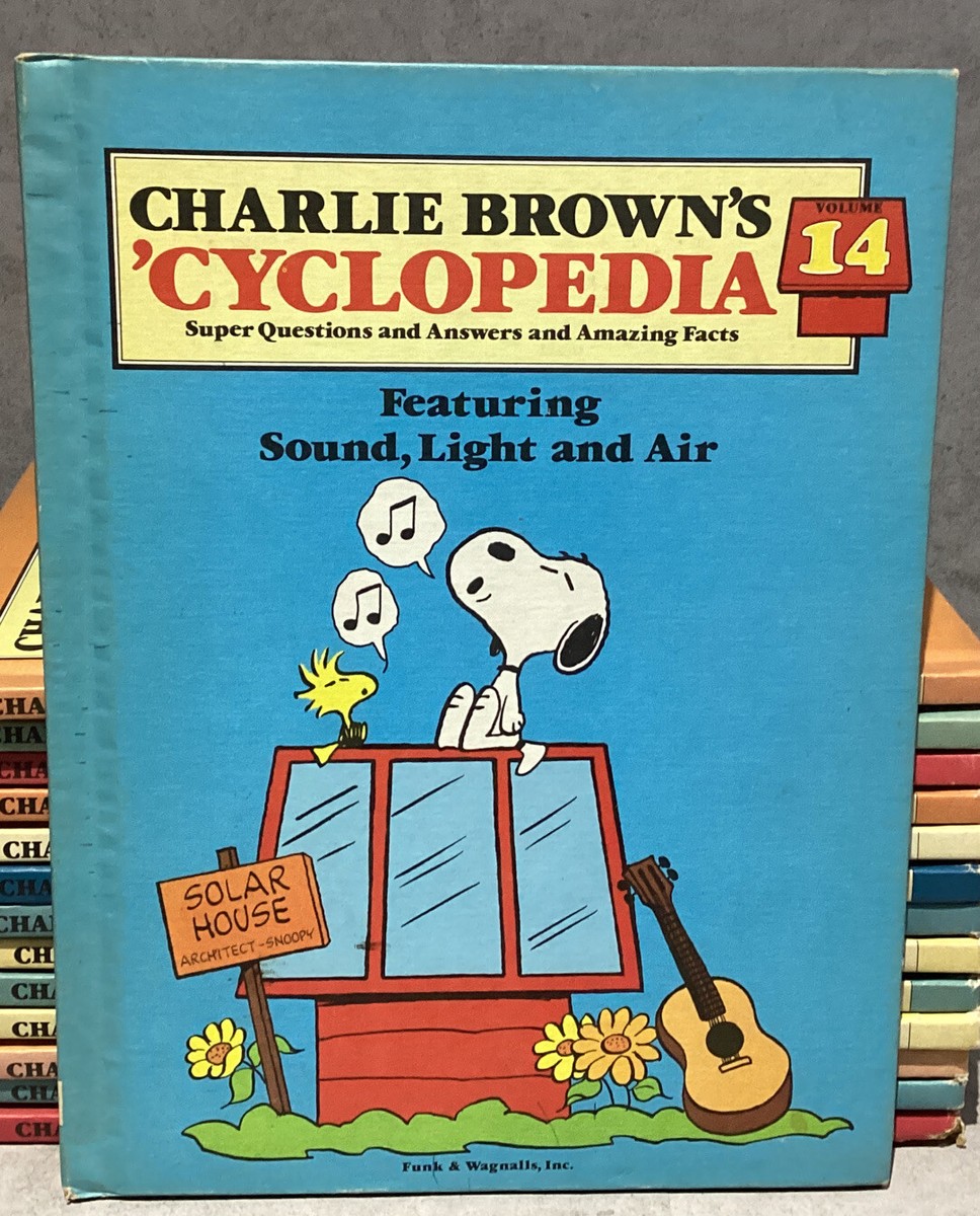 CHARLIE BROWN'S 'Cyclopedia Complete Vol 1-15 Hardcover 1980