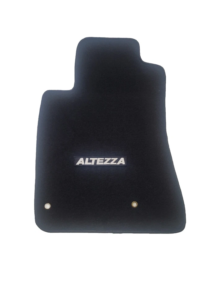 Alfombrillas negras con emblema ALT Fit 1998-2005 Lexus GS300 GS400 GS430 Foto 2 de 4