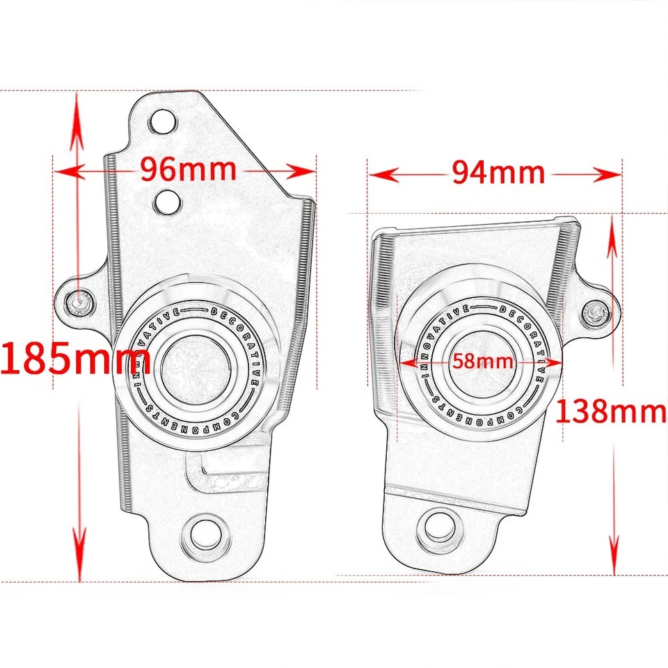 Protector protector contra choques carenado motor Suzuki GSXR600 2012-2025 Foto 2 de 4