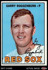 1967 Topps #429 Garry Roggenburk Red Sox DOUBLE-PRINT 5 - EX