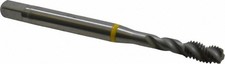 (3905 482) Spiral Flute Tap: #10-32, UNF, 3 Flute, Modified Bottoming Chamfer
