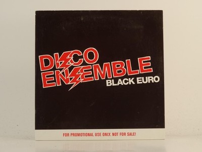 DISCO ENSEMBLE BLACK EURO (H1) 1 Track Promo CD Single including Card Sleeve VER