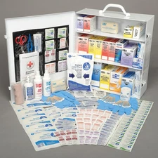 Pac-Kit174; 75 Person First Aid Station 3-Shelf Industrial
