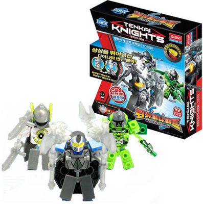 Tenkai Knights Ionix Tavox, Granox & Guardian Zephyrus Mini figure