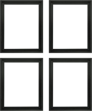 Black Floater Frame Set for 3/4" Deep Canvases - 8x8 - 4 Pack