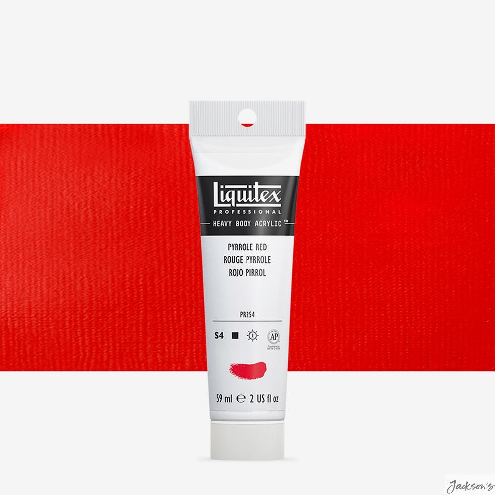 Liquitex Professional Heavy Body Acrylic Paint 59ml Pyrrole Red For Impasto Art