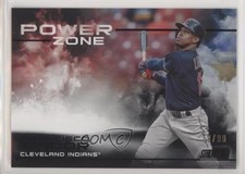 2019 Topps Stadium Club Power Zone Black Foil 79/99 Francisco Lindor #PZ-11 3do