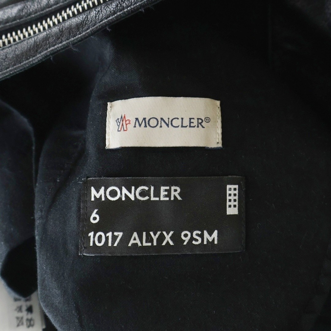 MONCLER ×ALYX Pantalone Alyx Leather Pants Black G209Y2A00001 Used 365121f1710ef thumbnail 7