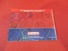 Wario Land Nintendo Virtual Boy Instruction Manual Booklet + Insert ONLY #a