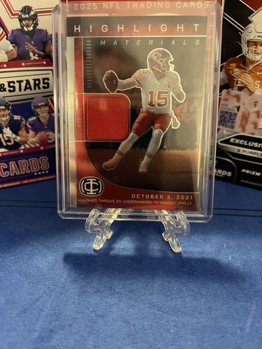 2025 Panini Icon Collection Patrick Mahomes II #HM-3 Highlight Materials Patch