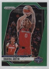 2024 Panini Prizm WNBA Green Prizm Shakira Austin #134 0y59