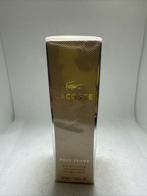 LACOSTE POUR FEMME Eau De Parfum Spray FOR WOMEN 1.6 Oz / 50 ml DISCONTINUED