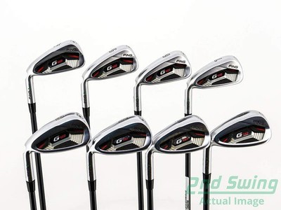 Ping G410 Iron Set 4-PW GW Graphite Senior Left Green Dot +3/4