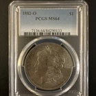 Morgan Silver Dollar 1882-O PCGS MS64 Grade