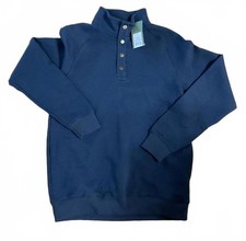 Goodfellow  C Men's Quilted Snap Pullover Sweatshirt Size Small