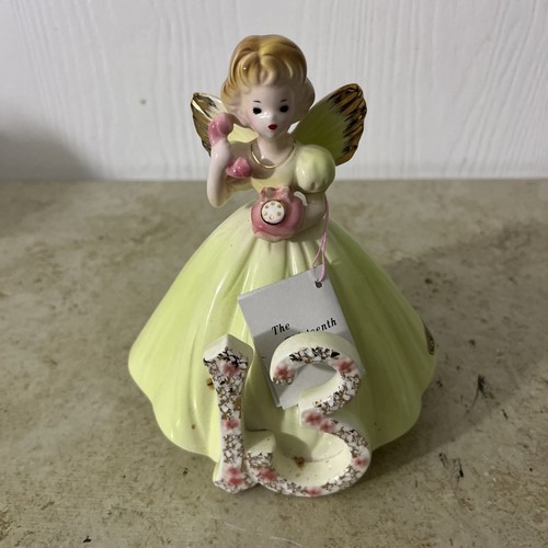 Josef Originals Geburtstag Mädchen Engel Figur 13 Jahre Made in Japan