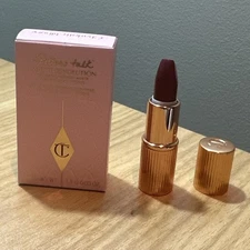 New Charlotte Tilbury Matte Revolution Long Lasting Mini Lipstick Pillow Talk