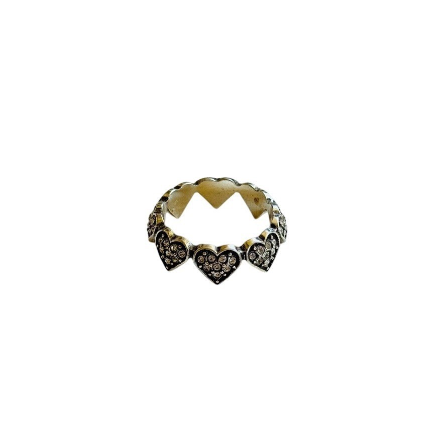 Brighton stackable heart Ring Statement jeweled S… - image 5