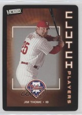 2003 Victory Clutch Players Jim Thome #137 HOF 0mf9
