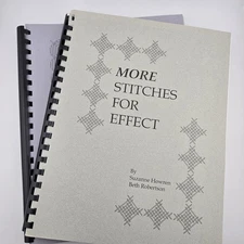 Stitches for Effect 2000 Vintage Guide Book by Howren & Robertson Embroidery