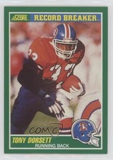 1989 Score Record Breaker Tony Dorsett #326 HOF 08rj
