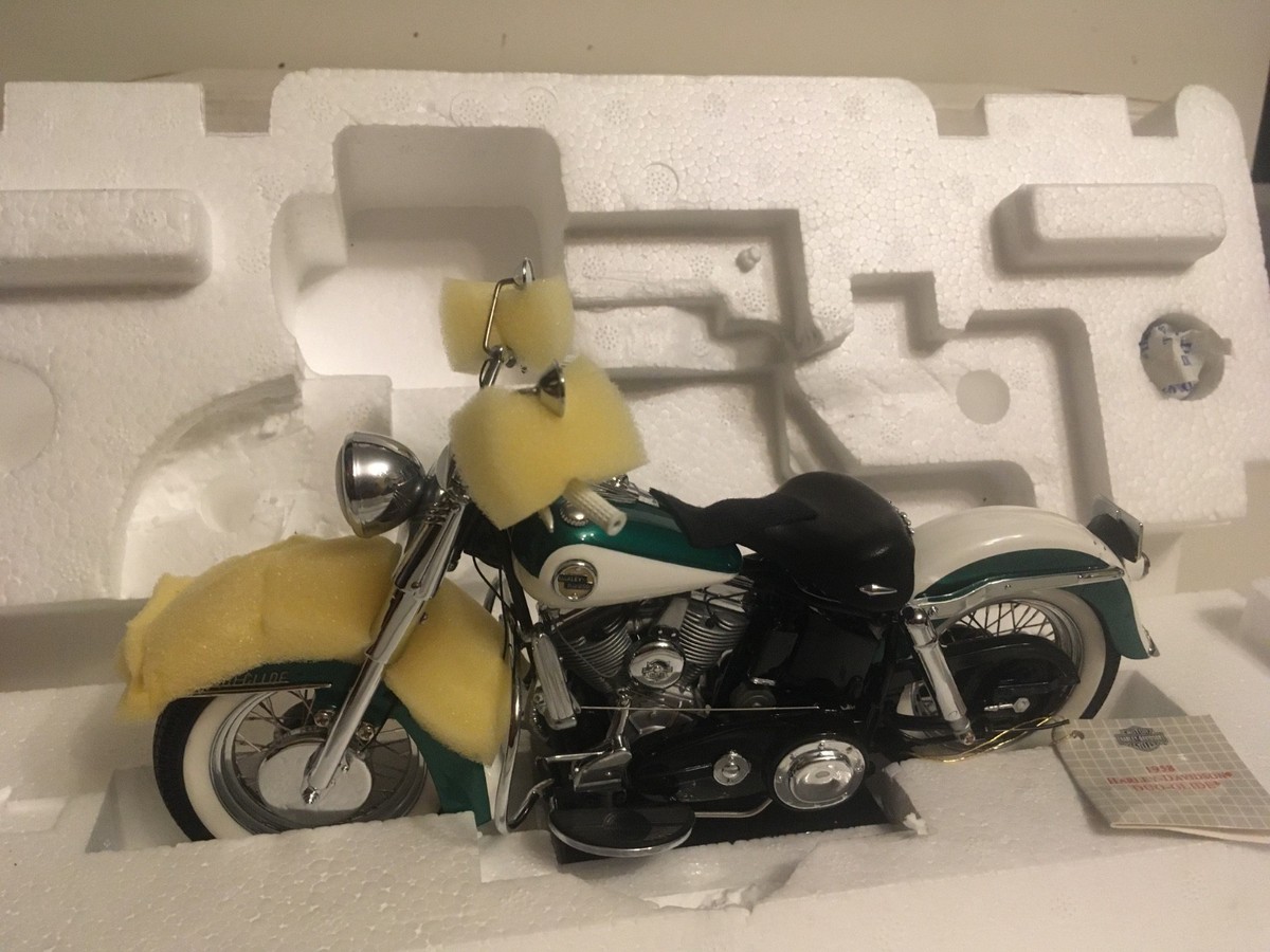 Franklin Mint 1958 Duo Glide 1:10 Harley Davidson B11A027 in box 