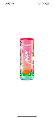 Alani Nu Strawberry Sunrise Energy Drink, 12oz, 12 cans NO BOX