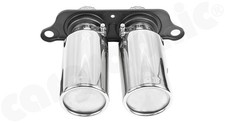 CARGRAPHIC Sport-Endrohre 2x100mm für Porsche 997 GT3 / RS schallgedämpft
