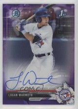 2017 Bowman Draft Chrome Pick Purple Refractor 169/250 Logan Warmoth Auto 0c6